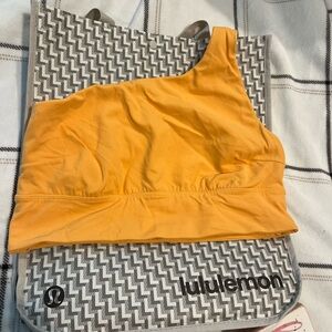 lululemon athletica One-Shoulder Bra in Orange